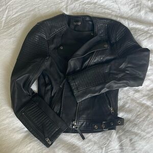 Topshop leather jacket